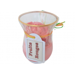 BOUGIE PARFUMÉE FRUITS ROUGES - POT DE 100gr