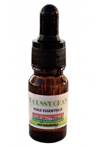 FIOLE c compte gouttes de 10 ml d'Eucalyptus citronnée pour coussinets.