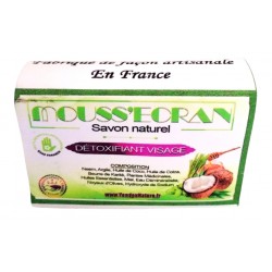 SAVON DETOXIFIANT AU NEEM - Visage gommage 90 gr CERTIFIÉ BIO