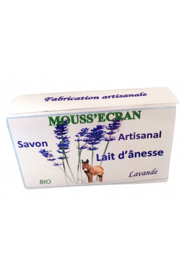 SAVONS AU LAIT D'ANESSE A LA LAVANDE - Bio - 90 GR