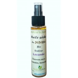 HUILE SÈCHE CHEVEUX ONDULÉS - MÉTISSES - 100 % NATUREL BIO - 75 ML