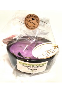 ENTREMET BOUGIE AU PARFUM  VIOLETTE