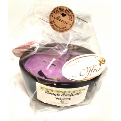 BOUGIE ENTREMET AU PARFUM  VIOLETTE - 100 gr -