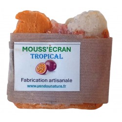 SAVON TROPICAL - PARFUMS FRUITS DE LA PASSION - Bio- 100 gr - Hydratant- Apaisant