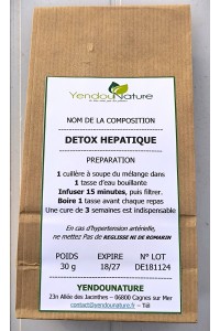 TISANE DETOX HEPATIQUE - 30 gr -