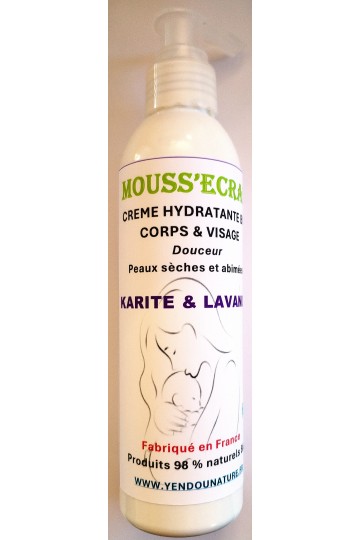 CREME HYDRATANTE LAVANDE POUR LA FAMLLE - BIO - 200 ml