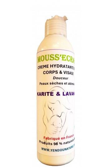 CREME HYDRATANTE LAVANDE POUR LA FAMLLE - BIO - 200 ml