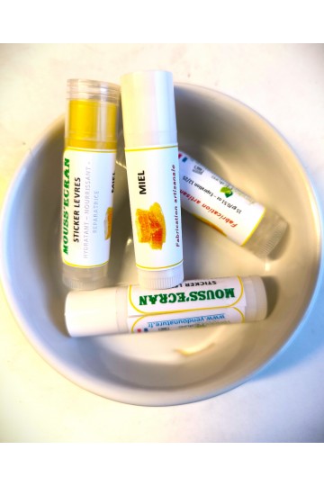 BAUME REPARATEUR  POUR LEVRES AU MIEL - HYDRATANT - Stick 10 g -