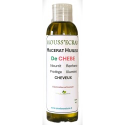 MACERAT HUILEUX DE CHEBE - BIO - NATUREL SANS PRODUITS CHIMIQUES - 125 ml