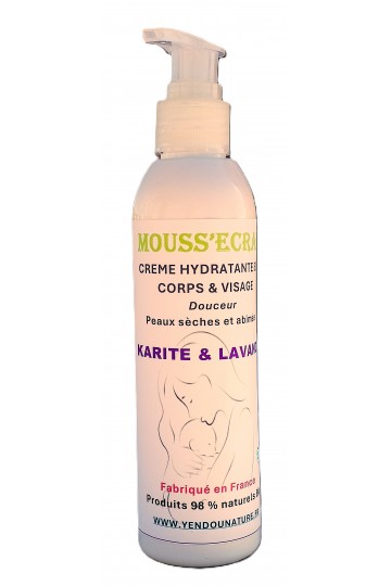 CREME HYDRATANTE LAVANDE POUR LA FAMLLE - BIO - 200 ml