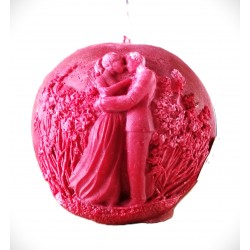 BOUGIE A THEME AUX PARFUMS DE GRASSE - DELICE GOURMAND - 200 gr.