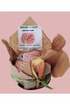 SAVON ARTISANAL A LA FRAISE & MENTHE - NATUREL - BIO - SANS PRODUITS CHIMIQUES - 100 GR -